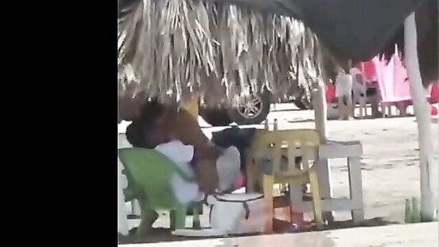 Couple Caught Having Sex In A Beach Hut In Public