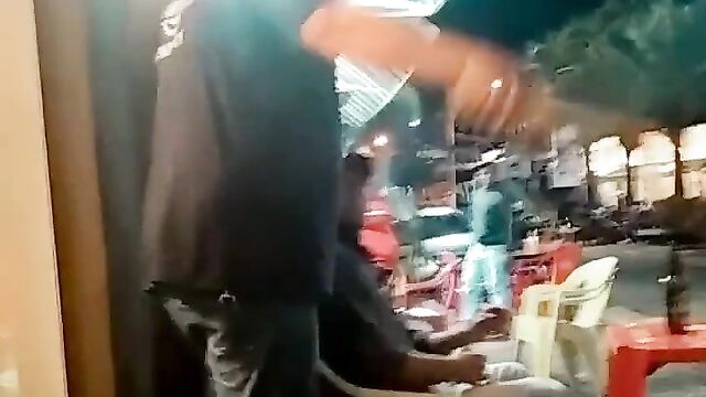 Couple Caught Having Sex In A Cafe In Public And Beaten - 3 image