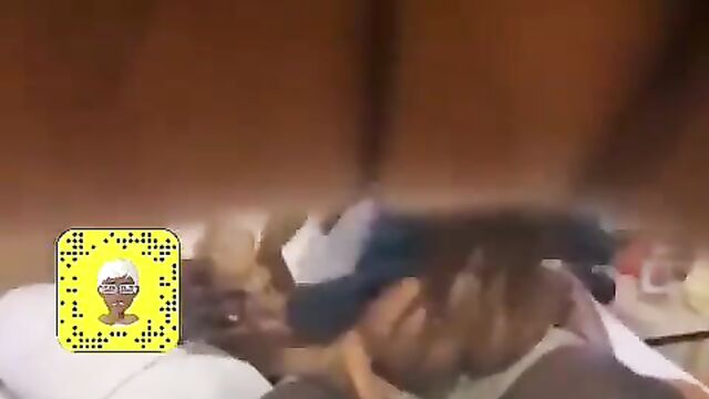 Nigerian Girl Makes Guy Cum In Public With Her Naked Ass - 3 image