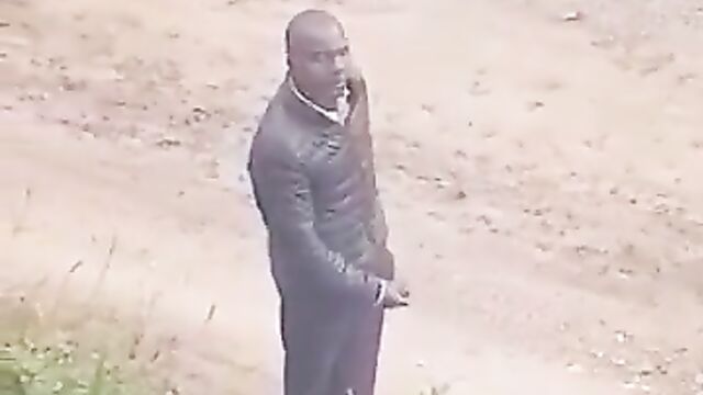 Pastor caught masturbating on the road in public after service - 3 image