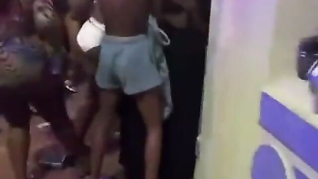 Boobs Out As Prostitutes Fight At A Party In Public