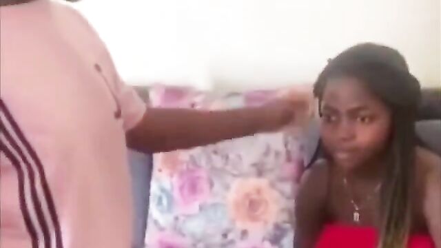 Boobs Exposed As Side Chick Gets Stripped And Beaten With Sticks In Public – Full Video - 1 image