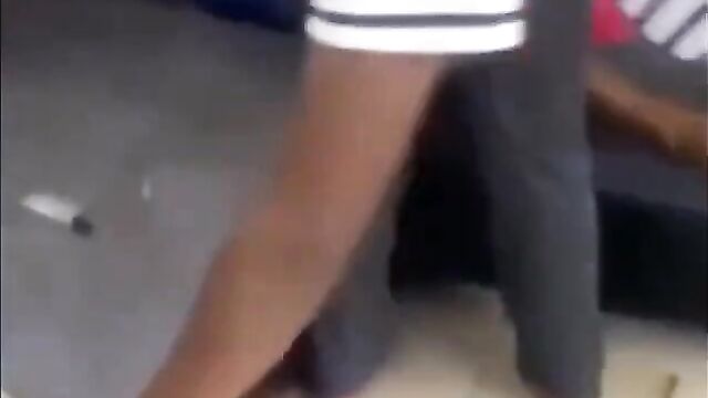 Boobs Exposed As Side Chick Gets Stripped And Beaten With Sticks In Public – Full Video - 3 image