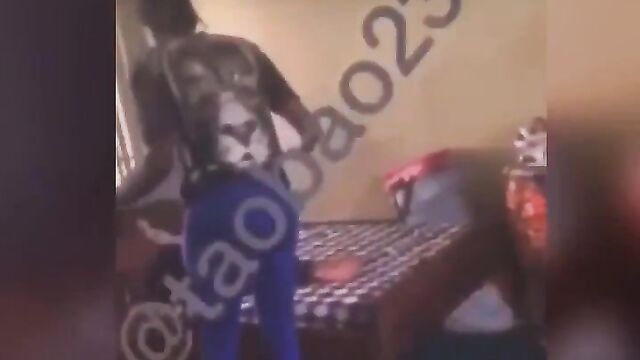 Boobs out in public for cheating! Nigerian Girl beats, strips and exposes her friend’s boobs in public for allegedly sleeping with her boyfriend - 1 image