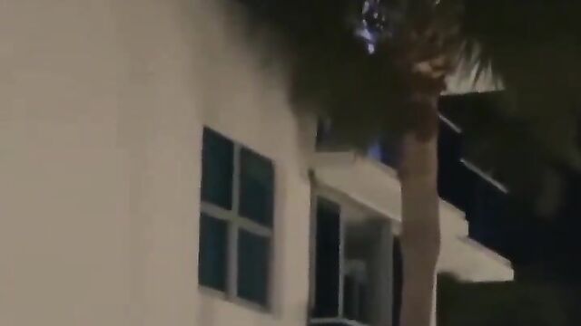 Side chick climbs down 5 storey building NAKED after angry woman caught her with her cheating husband! - 5 image