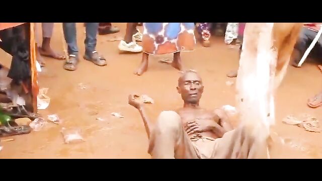 2 men accused of witchcraft stripped naked and forced to pee in each other’s mouth in public – Part 1 - 3 image