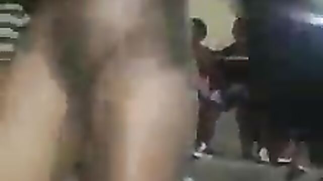 Another NAKED dancer doing her thing at a wild night party