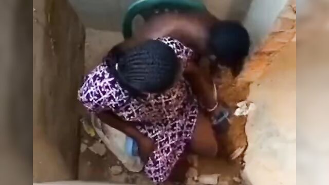 Horny Couple Caught Having Sex In Toilet Of Uncompleted Building - 1 image