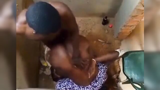 Horny Couple Caught Having Sex In Toilet Of Uncompleted Building - 3 image