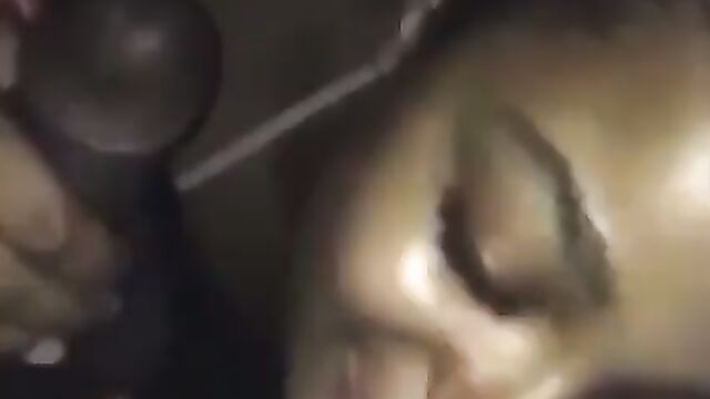 Lady on phone with her boyfriend while having blow job sex with another man - 5 image