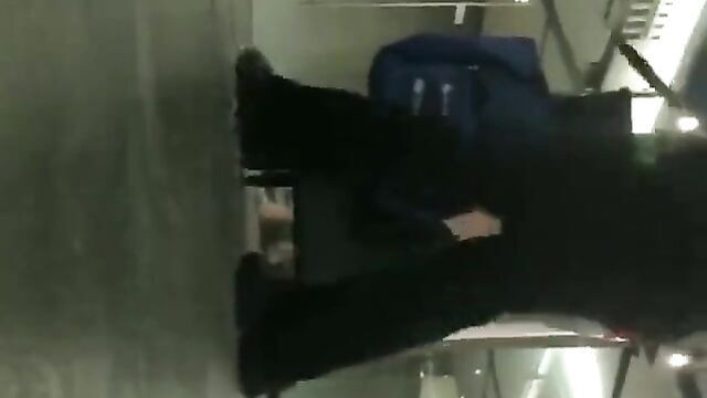 White woman walking around naked in public - 1 image