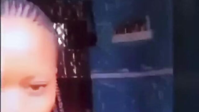 Girl vibing while her roommate is getting chopped in the room by her boyfriend! - 5 image