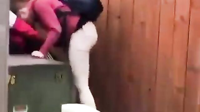 Another corrupt student giving blow job after school - 1 image