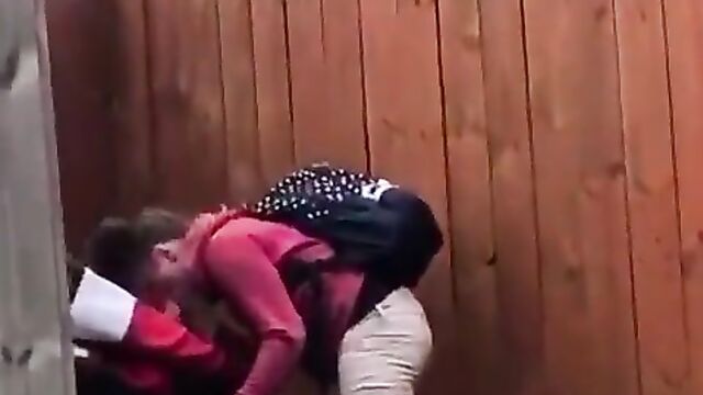 Another corrupt student giving blow job after school - 3 image