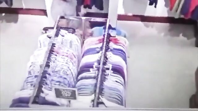 Lady caught giving man head on CCTV - 1 image