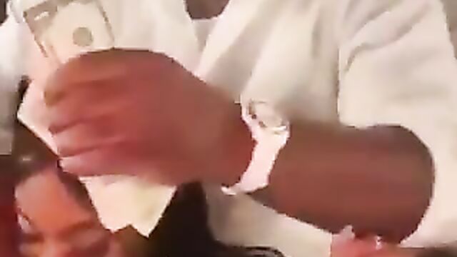 Guy playing with a stripper’s nipples in public in the club - 3 image