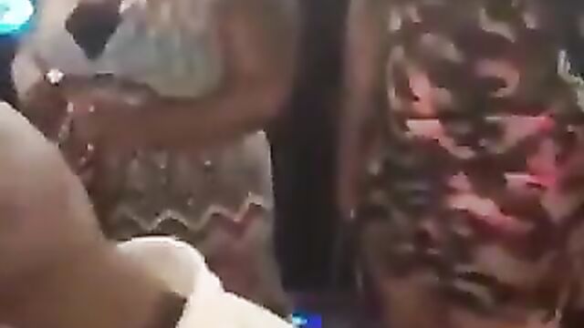 Guy playing with a stripper’s nipples in public in the club - 5 image