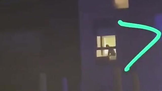 Crazy couple caught having sex in a hotel in public - 4 image