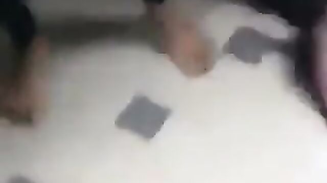 Pussy and boobs exposed in public as Nigerian girl is stripped naked and beaten by 3 ladies for sleeping with her friend’s boyfriend for 100k