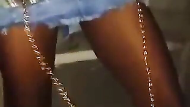 South African Girl Showing Her Pussy In A Club In Public - 5 image