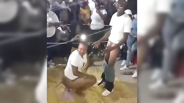 Impotent man wants sex at a club party