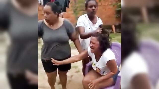 Whore caught and beaten in public for having sex with married man