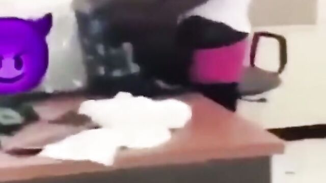Student Chopping Schoolgirl On Teacher’s Desk After School - 1 image