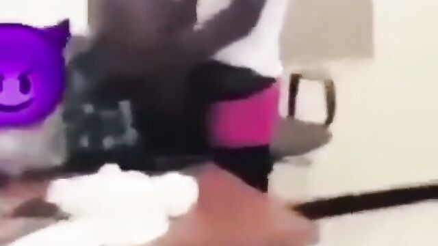 Student Chopping Schoolgirl On Teacher’s Desk After School