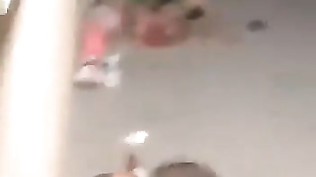 Horny men having sex with prostitutes in a shoddy place - 4 image