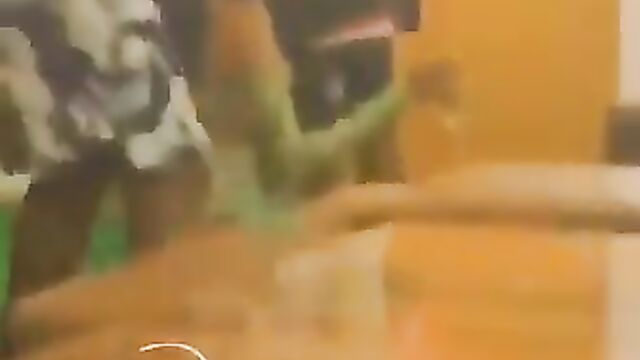 Thot caught giving head at a party - 1 image