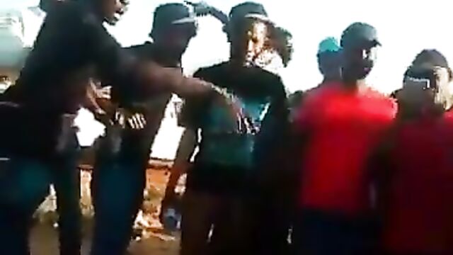 Breasts fly as wife fights husband’s naked side chick, after she caught her cheating with her husband - 3 image