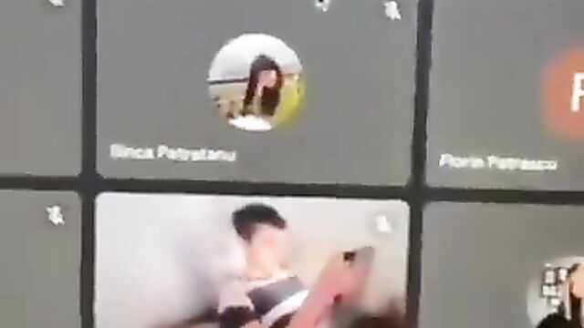 Caught masturbating while in online class - 1 image