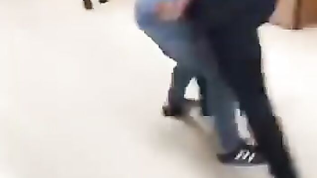Boobs Fly During Mall Fight - 1 image