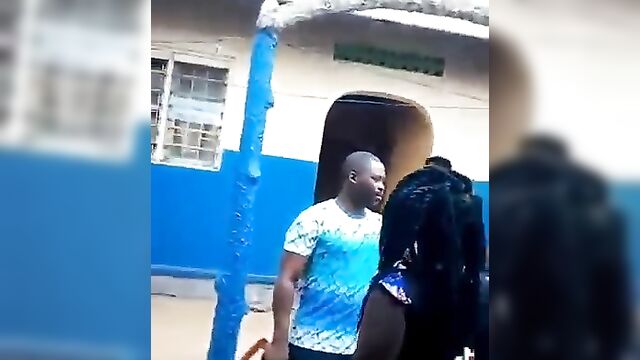 Ass exposed in public as wife fights street whore for snatching her husband - 4 image