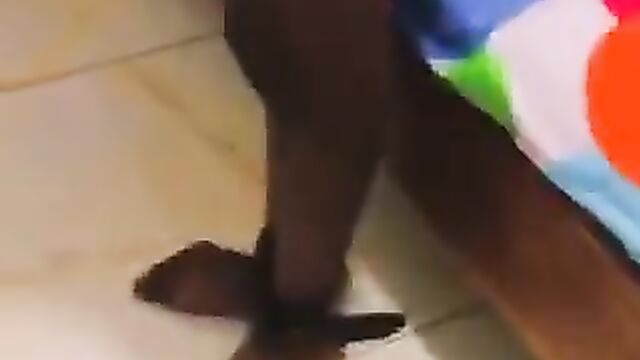 BDSM: Horny student strips girlfriend naked and ties her up in crazy sexual fetish – Part 1 - 5 image