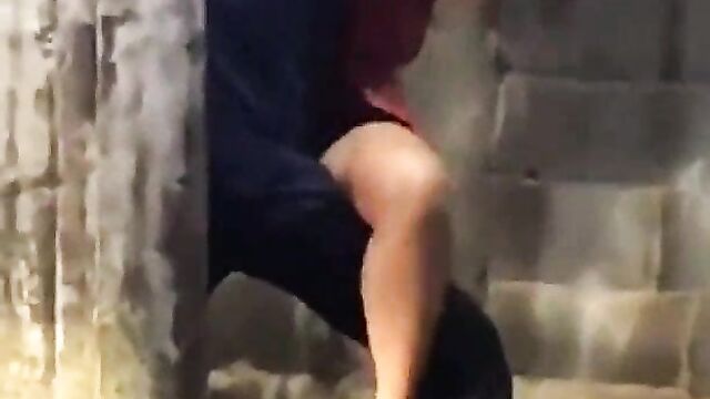 Latino couple caught having sex on the street - 5 image