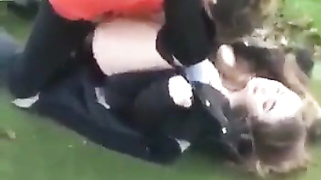 British student getting bonked outside school - 5 image