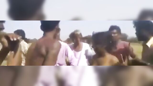 Crazy Indian couple caught cheating, stripped NAKED and forced to walk around naked in public - 2 image