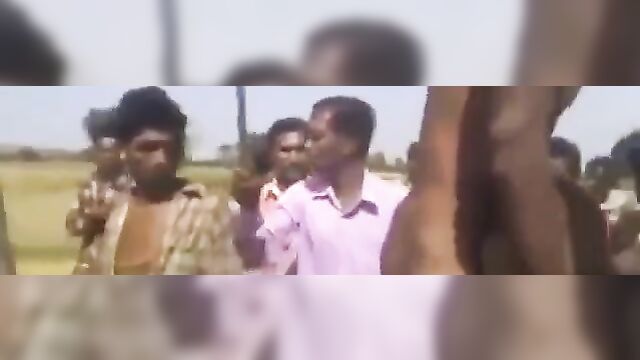 Crazy Indian couple caught cheating, stripped NAKED and forced to walk around naked in public - 5 image