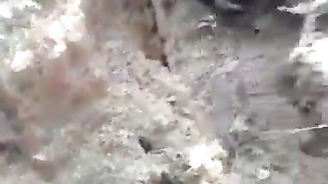 Horny couple caught having sex in public in a valley - 1 image