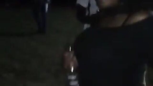 Girl dancing with pussy showing at a South African nightclub - 4 image