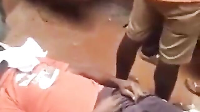 Nigerian woman stripped naked in public and paraded around town for allegedly killing her husband with SEX - 1 image