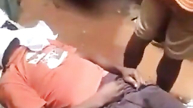Nigerian woman stripped naked in public and paraded around town for allegedly killing her husband with SEX - 3 image