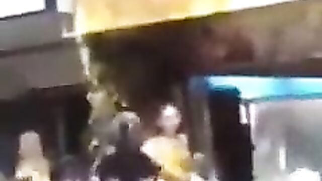 Girl advertising her pussy in public on the street - 1 image