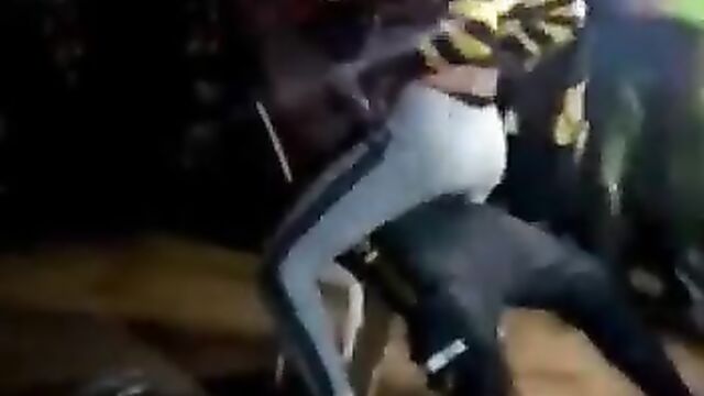 Ashawo giving blow job at wild party - 1 image