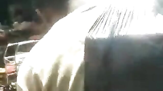 South African lady strips naked and runs mad in public, and men grab her boobs! - 1 image