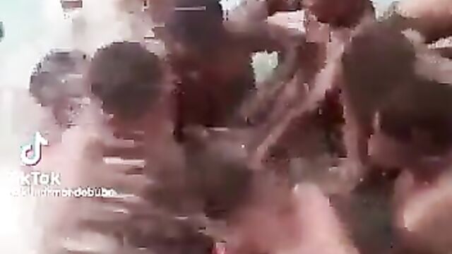 Boys Fondle Girl In Public Swimming Pool