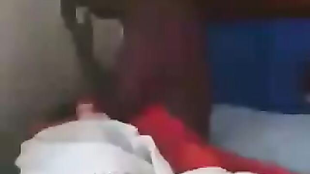 Dude cheating with married woman caught pants down - 1 image