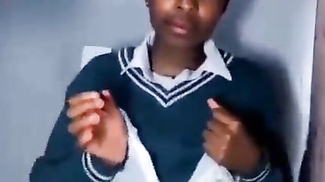 Student Flashing Her Breasts For Her Teacher After School - 1 image