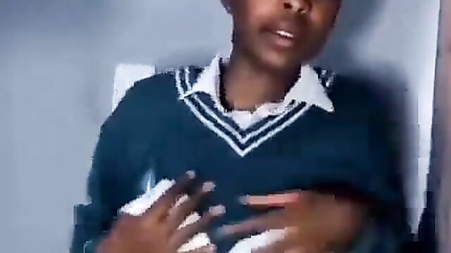 Student Flashing Her Breasts For Her Teacher After School - 3 image